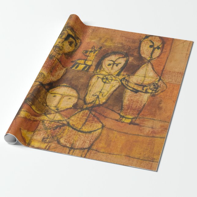 Paul Klee Children and Dog Geschenkpapier (Ungerollt)