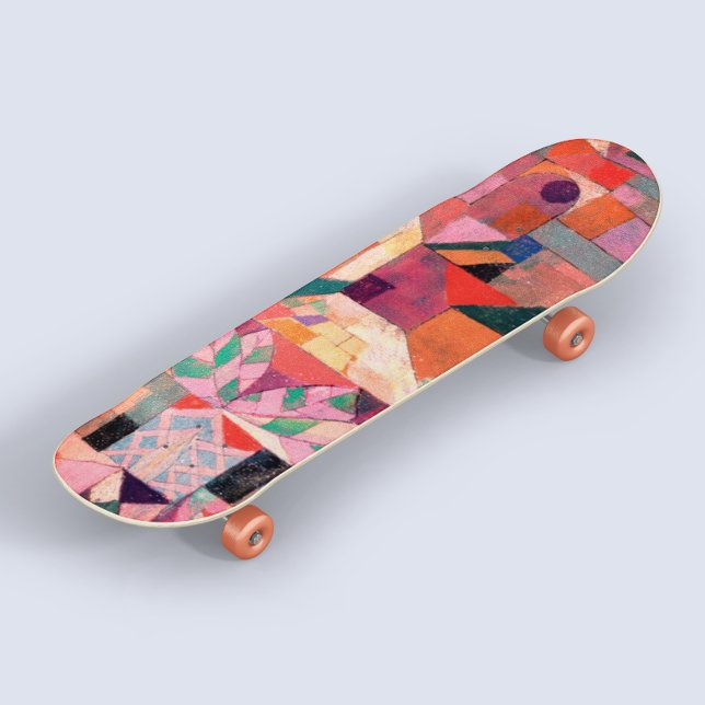 Paul Klee Coole Vintage Abstrakte Skateboard (Von Creator hochgeladen)