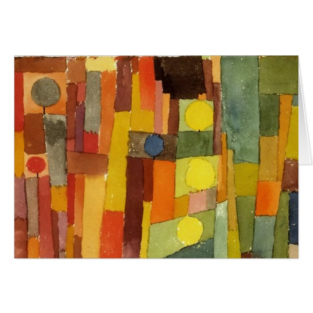 Paul Klee Dans Le Style De Kairouan Aquarelle Art (Devant Horizontal)