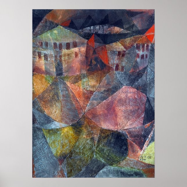 Paul Klee Das Hotel Poster (Vorne)