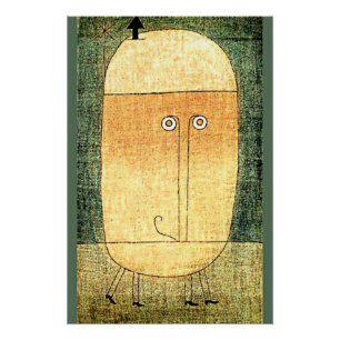 Paul Klee, Ein halbes Gesicht, Poster