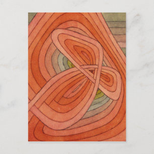 Paul Klee - Einsame Blume Postkarte