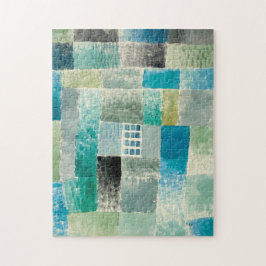 Paul Klee, Erstes Haus in einer Siedlung - farbig