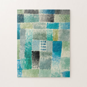 Paul Klee, Erstes Haus in einer Siedlung - Farbige