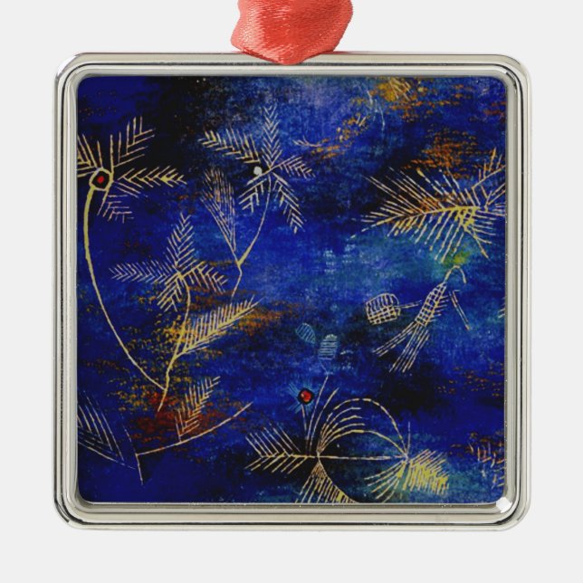 Paul Klee, Fairy Tales, berühmtes Bild Ornament Aus Metall (Vorne)