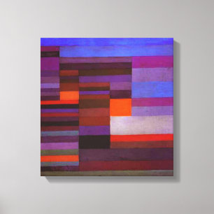 Paul Klee Fire dans la toile du soir Imprimer