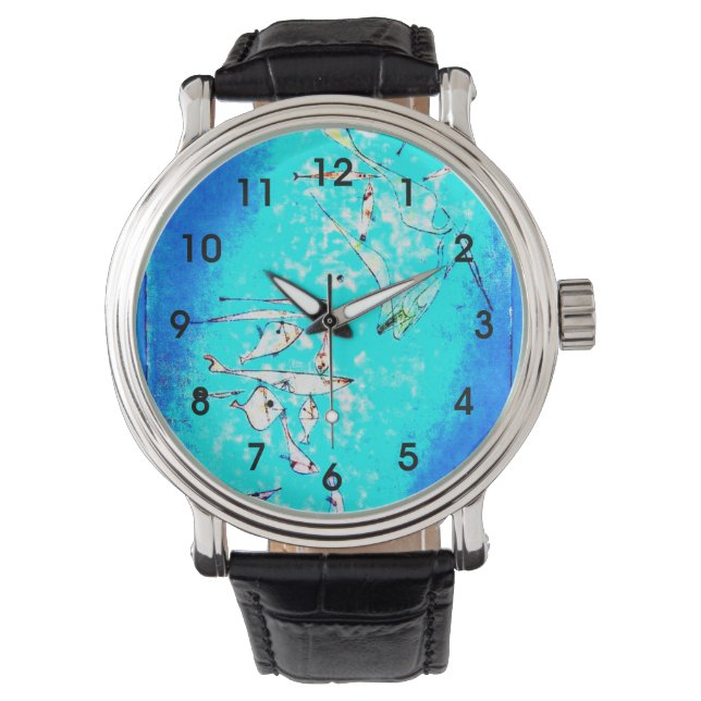 Paul Klee: Fischbild, Armbanduhr (Vorderseite)