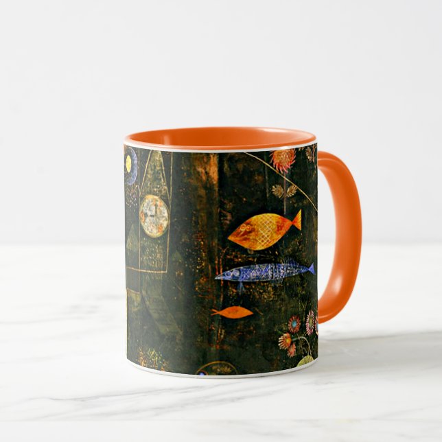 Paul Klee - Fischzauber Tasse (VorderseiteRechts)