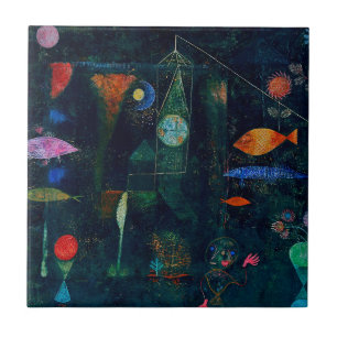 Paul Klee Fish Magic Abstrakte Malerei Grafische K Fliese
