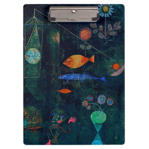 Paul Klee Fish Magic Abstrakte Malerei Grafische K Klemmbrett