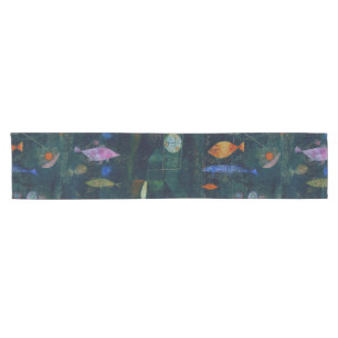 Paul Klee Fish Magic Abstrakte Malerei Grafische K Kurzer Tischläufer