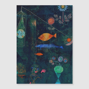 Paul Klee Fish Magic Abstrakte Malerei Grafische K Magnetkarte