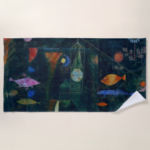 Paul Klee Fish Magic Abstrakte Malerei Grafische K Strandtuch