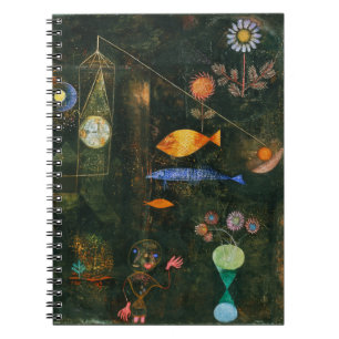 Paul Klee Fish Magic Abstrakte Surrealistische Kun Notizblock