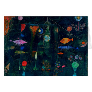 Paul Klee Fish Magic Peinture Abstraite Art graphi