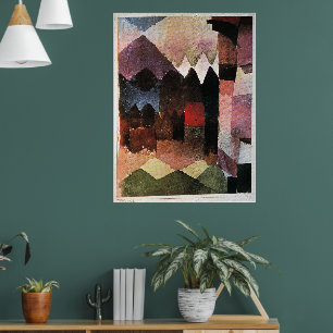 Paul Klee - Föhn in Marcs Garten, Poster