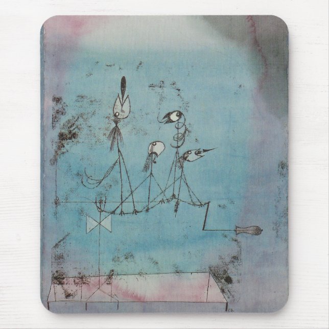 Paul Klee gazouillant le tapis de souris de (Devant)