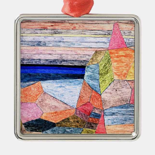 Paul Klee Gemälde, Promontorio Ph. Ornament Aus Metall (Vorne)