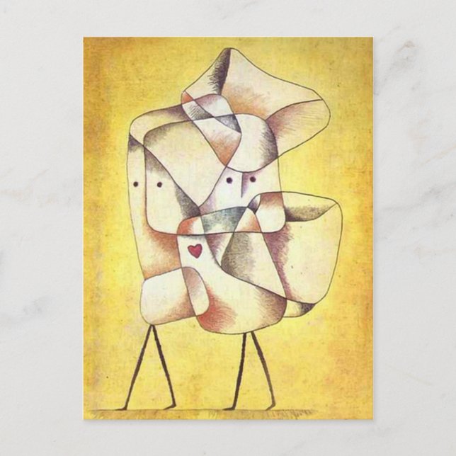 Paul Klee - Geschwister Postkarte (Vorderseite)