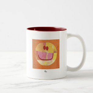 paul klee glückliches Gesicht Zweifarbige Tasse