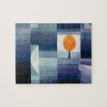 Paul Klee Harbinger vom Herbst. Vintage blaue Kuns<br><div class="desc">Paul Klee "The Harbinger of Herbst" Puzzle. Aquarellblaue Vintage Kunst.</div>