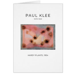 Paul Klee, Hardy Pflanze (1934) - Fine Art Card
