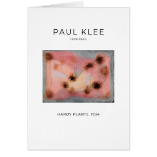 Paul Klee, Hardy Plantes (1934) - Fine Art Card