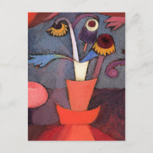 Paul Klee, Herbstblume, Postkarte