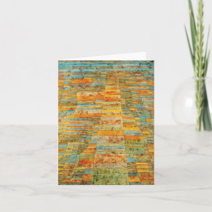 Paul Klee Highways and Byways Notizkarte Karte