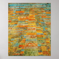 Paul Klee Highways and Byways Poster