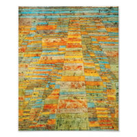Paul Klee Highways und Byways Foto Print