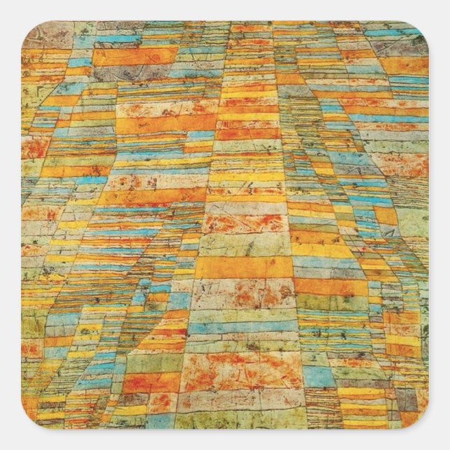 Paul Klee Highways und Byways Stickers (Vorderseite)