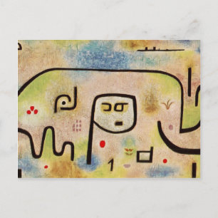 Paul Klee: Insula Dulcamara Postkarte