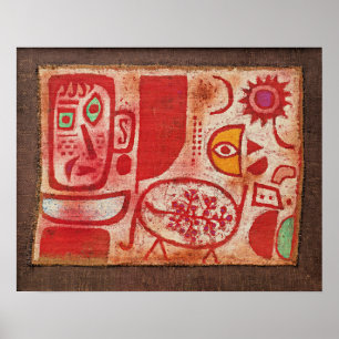 Paul-Klee-Kunstwerk, Rausch, Poster