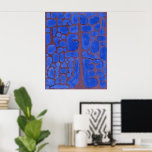Paul Klee, Late Evening Looking Out... Poster<br><div class="desc">Paul Klee abstract painting,  Late Evening Looking Out of the Woods.</div>