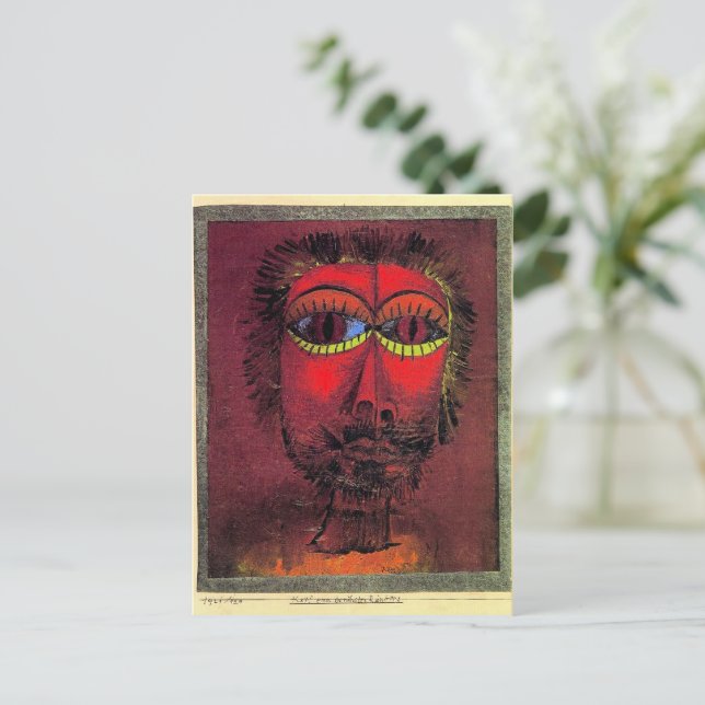 Paul Klee, Leiter der Bank Postkarte (Stehend Vorderseite)