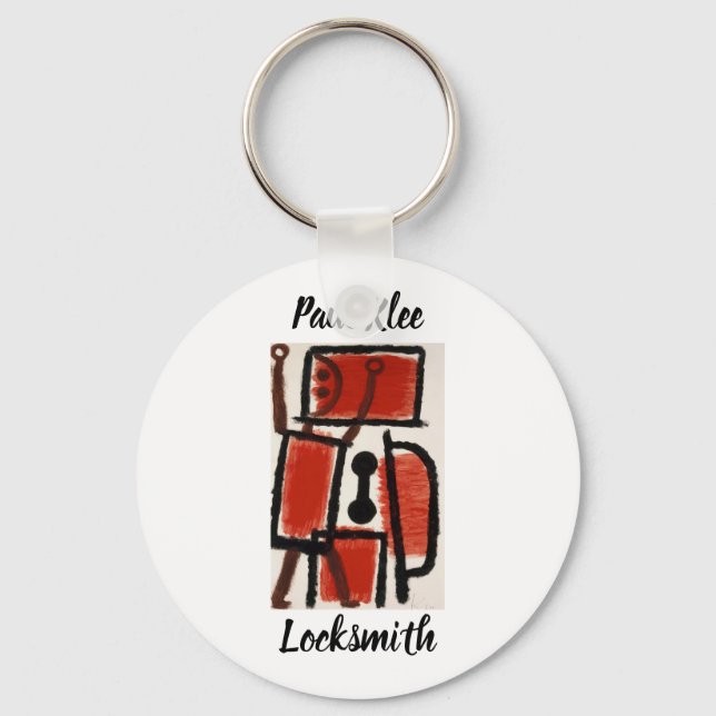 Paul Klee Locksmith Schlüsselanhänger (Vorderseite)