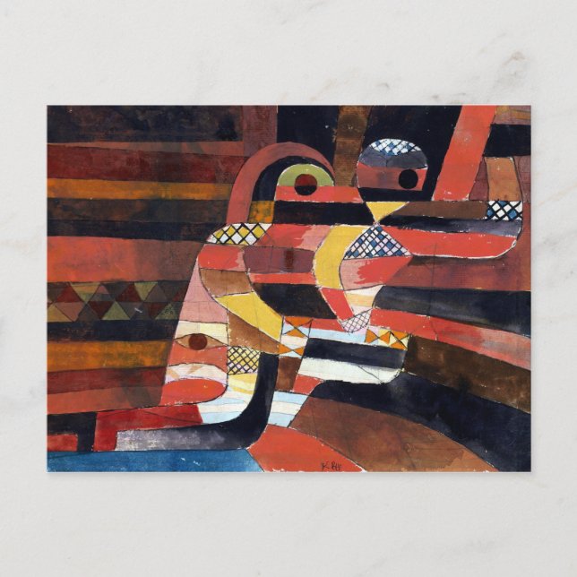 Paul Klee Lovers Postkarte (Vorderseite)