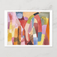 Paul Klee Malerei "Bewegung der gewölbten Kammern"