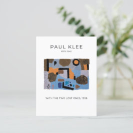 Paul Klee, mit den zwei verlorenen - Abstrakte Kun Postkarte