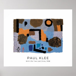 Paul Klee, mit den zwei verlorenen - die schöne Ku Poster