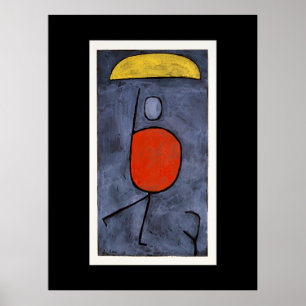 Paul Klee - Mit Regenschirm Poster