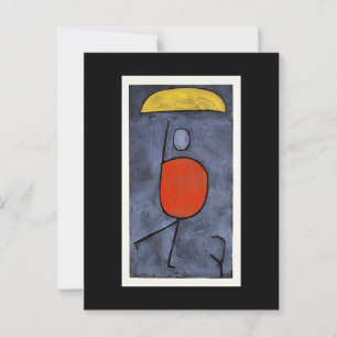 Paul Klee - Mit Schirm Postkarte