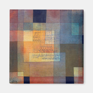 Paul Klee Polyphonische Architektur (1930) Magnet