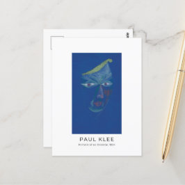 Paul Klee, Portrait of a Oriental - Abstrakte Kuns Postkarte