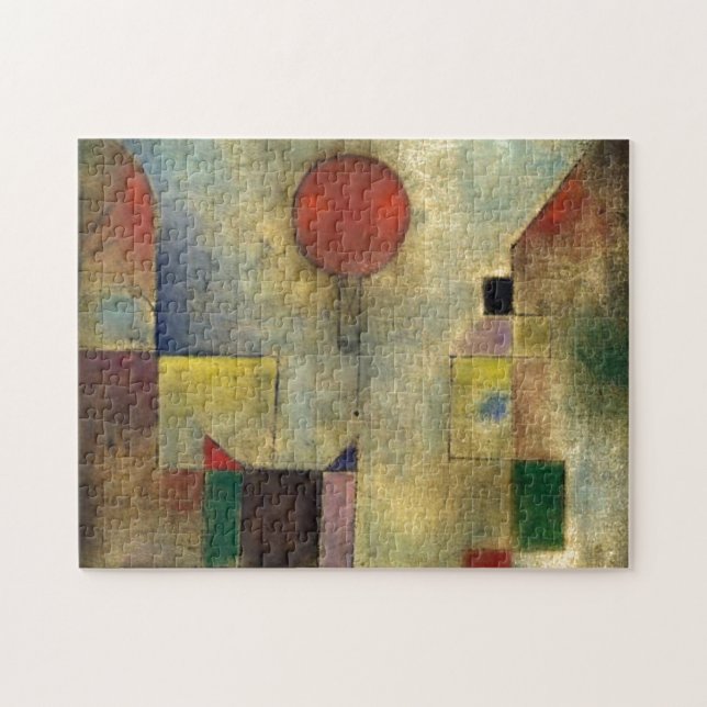 Paul Klee Red Balloon Abstrakt Art Painting (Horizontal)