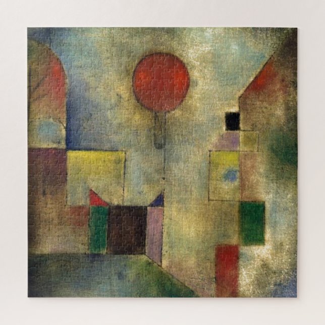 Paul Klee Red Balloon Abstrakte Malerei (Vertikal)