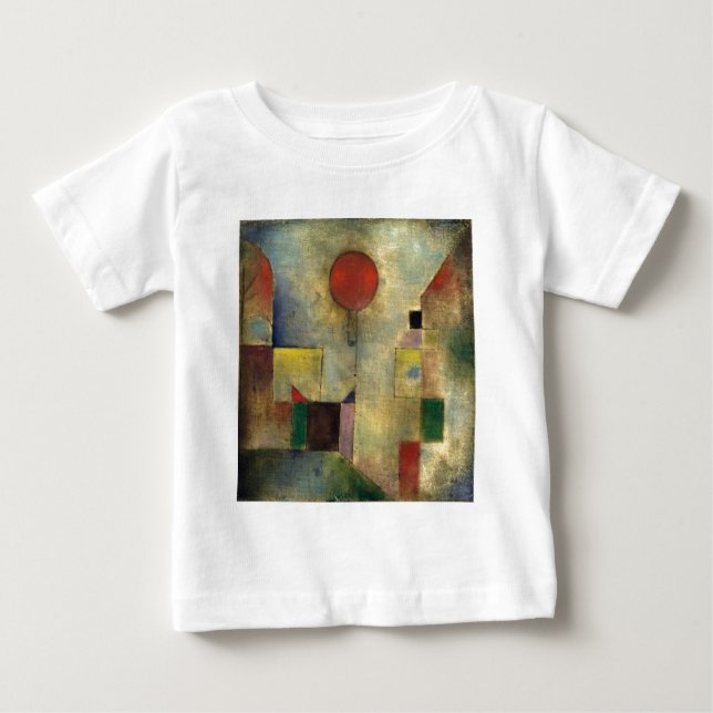 Paul Klee Red Balloon Baby T-shirt (Vorderseite)
