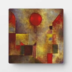 Paul Klee Red Balloon Plaque Fotoplatte
