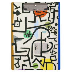 Paul Klee Reicher Hafen Abstracter Expressionismus Klemmbrett